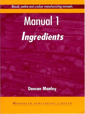 cover image of Biscuit, Cookie and Cracker Manufacturing Manuals
